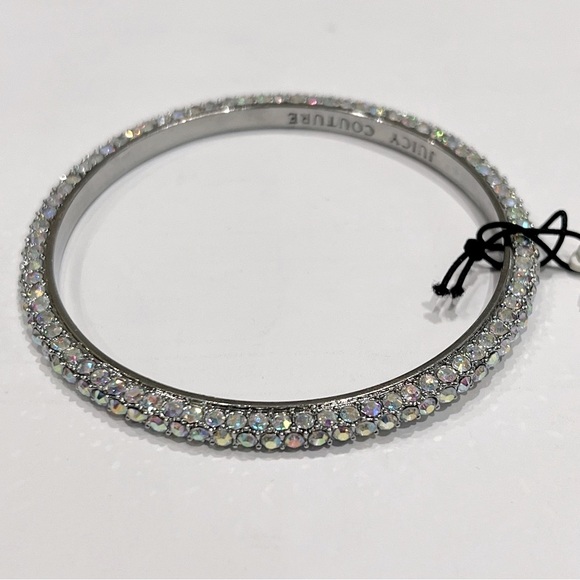 NWT Juicy Couture Pave Bangle—Clear Iridescent - Picture 2 of 7